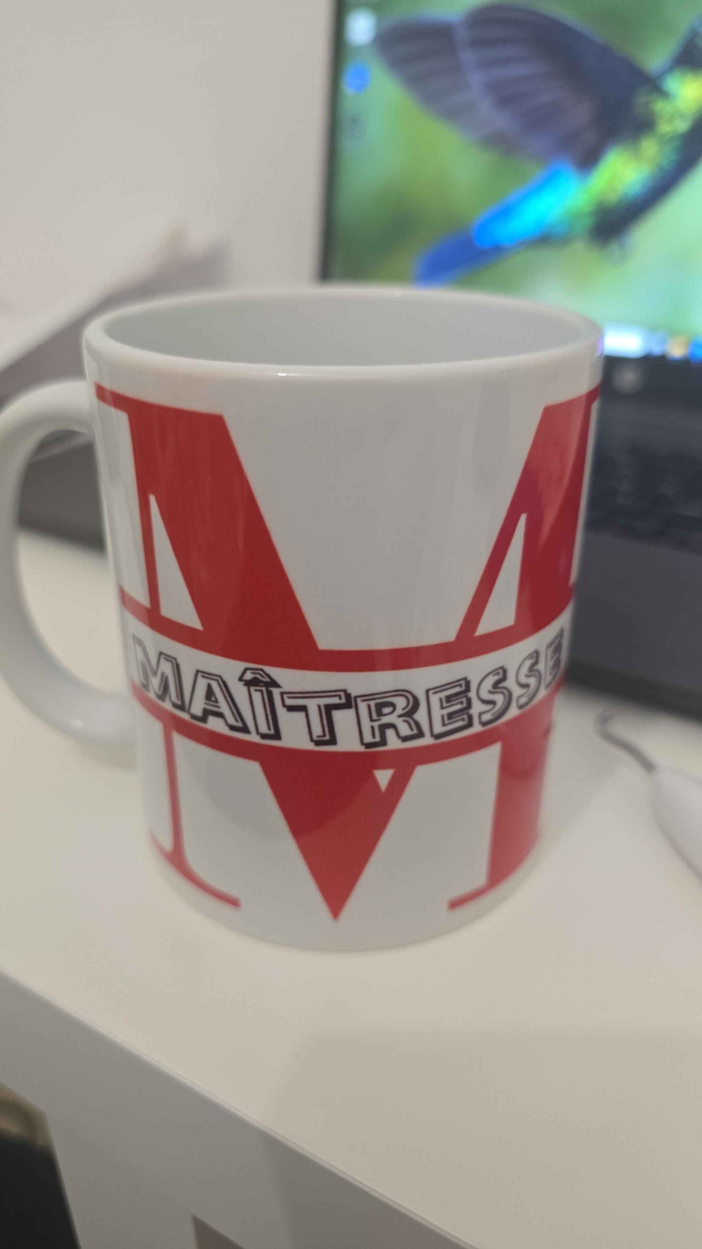 Mug pour maîtresse - Cadeau idéal pour l'enseignante