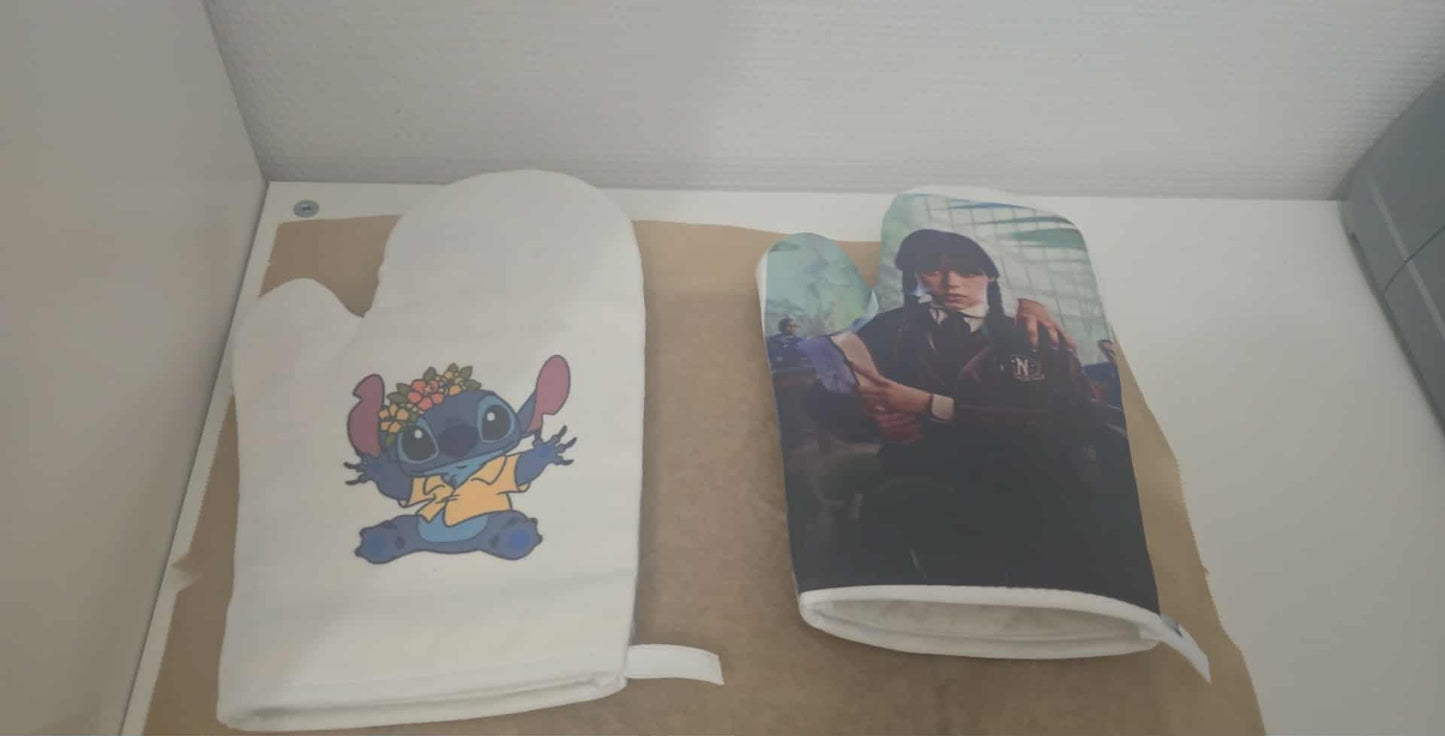 Lot de 2 Gant de cuisine personnalisée - Chez Amandine 38