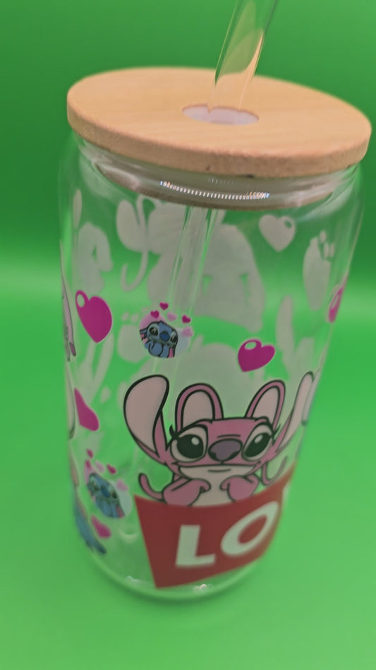 Verre thème Stitch - Le verre Stitch parfait pour les fans