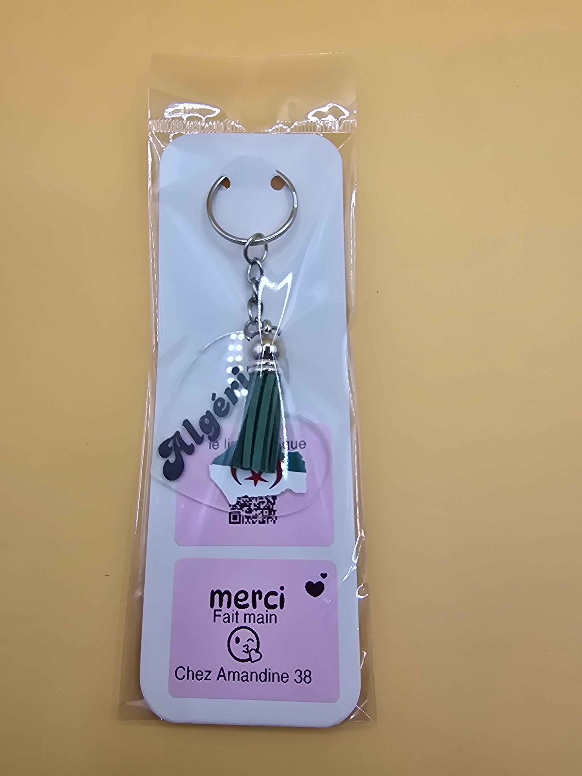 Porte-clé Algérie - Un accessoire essentiel pour les amoureux de l'Algérie