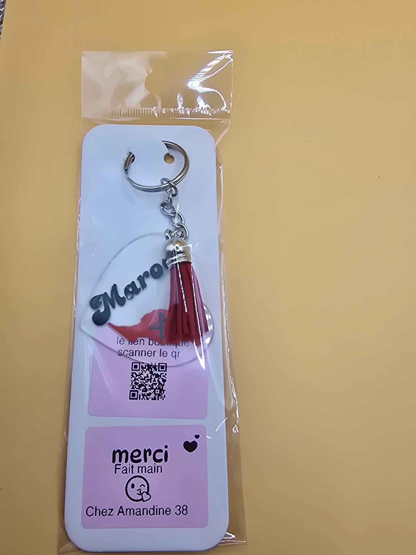 Porte-clé marocain artisanat unique pour un style authentique