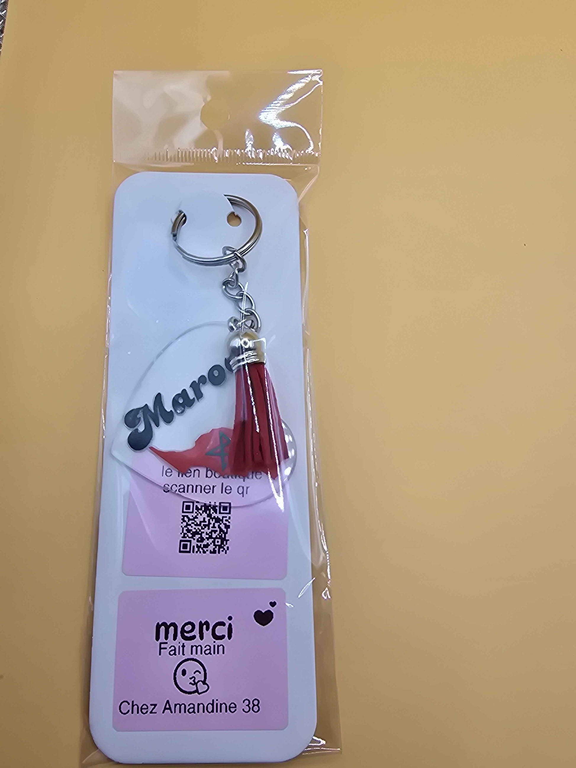 Porte-clé marocain artisanat unique pour un style authentique