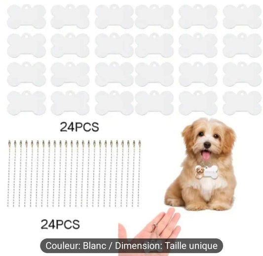 Médaille Personnalisée pour Chien ou Chat – Sublimation Premium pour Identité Unique