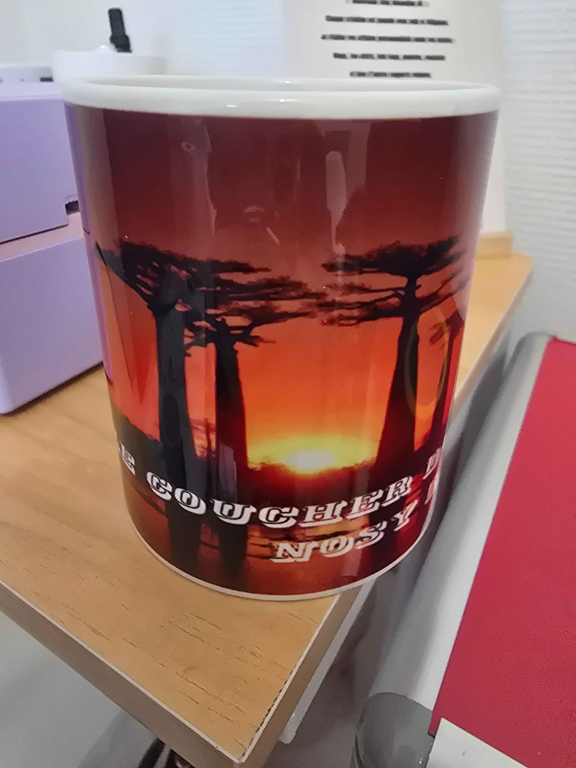 Mug coucher de soleil Nosy Be - Élégance et Évasion pour des moments inoubliables