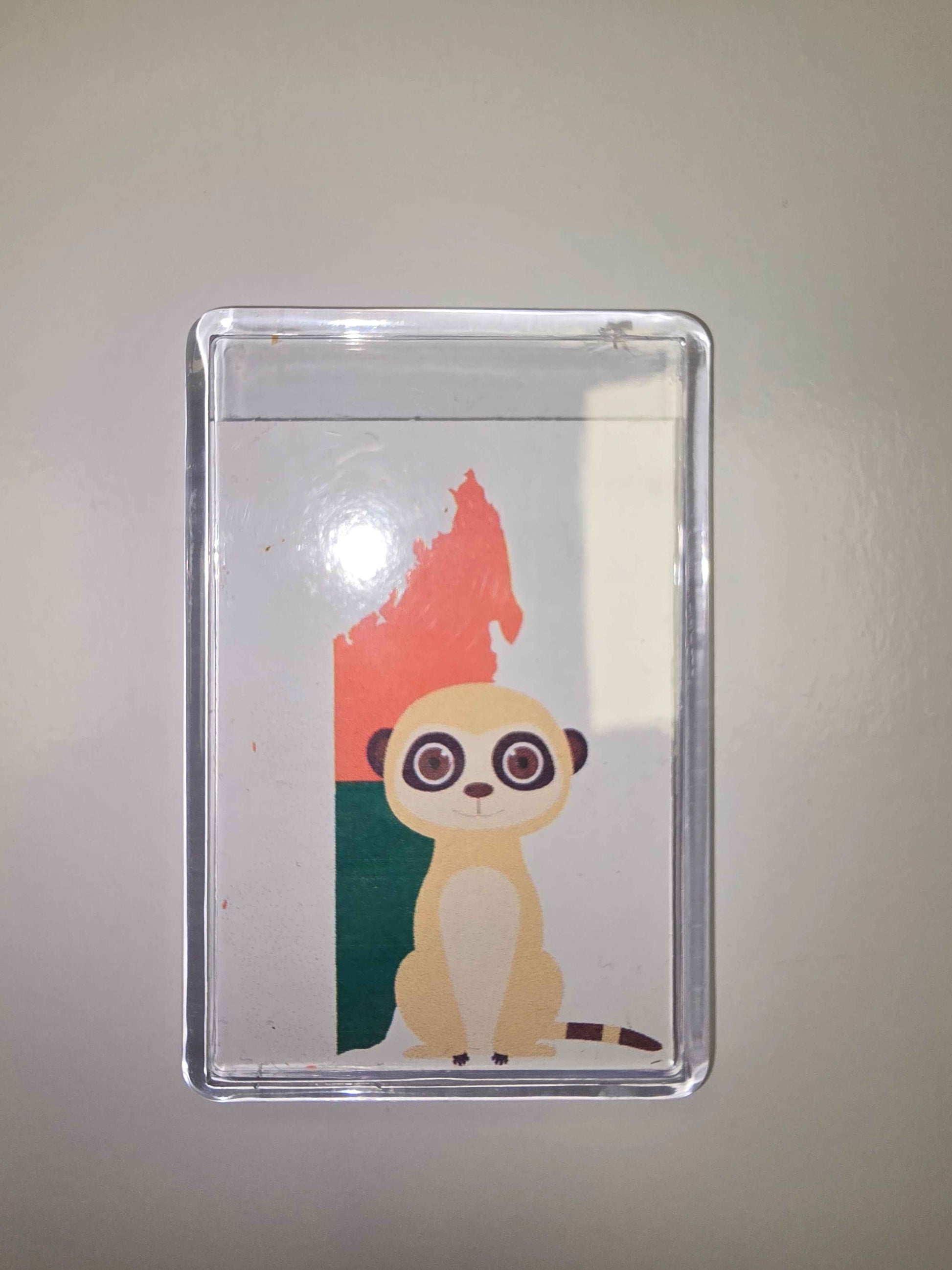 Support photo magnet